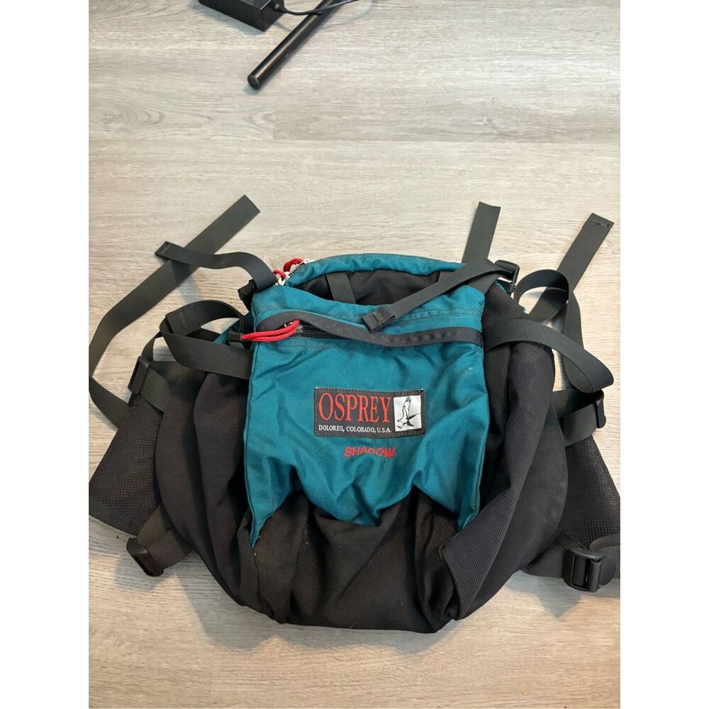 Osprey Flash Lumbar Pack Waist Hip Daypack Teal & Black